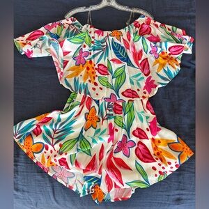 Floral Off-Shoulder Romper